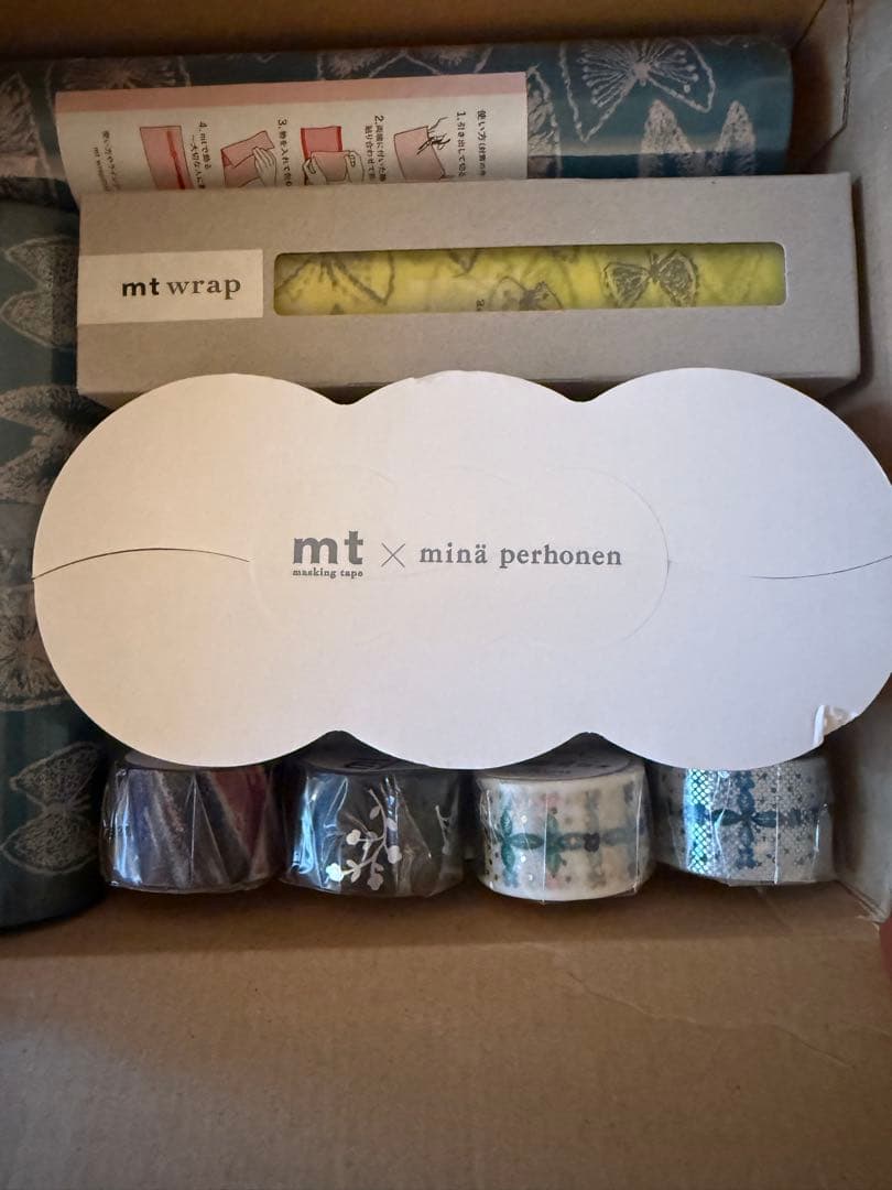 ミナペルホネン mt wrap4本&10thアニバーサリー限定マスキングテープ等