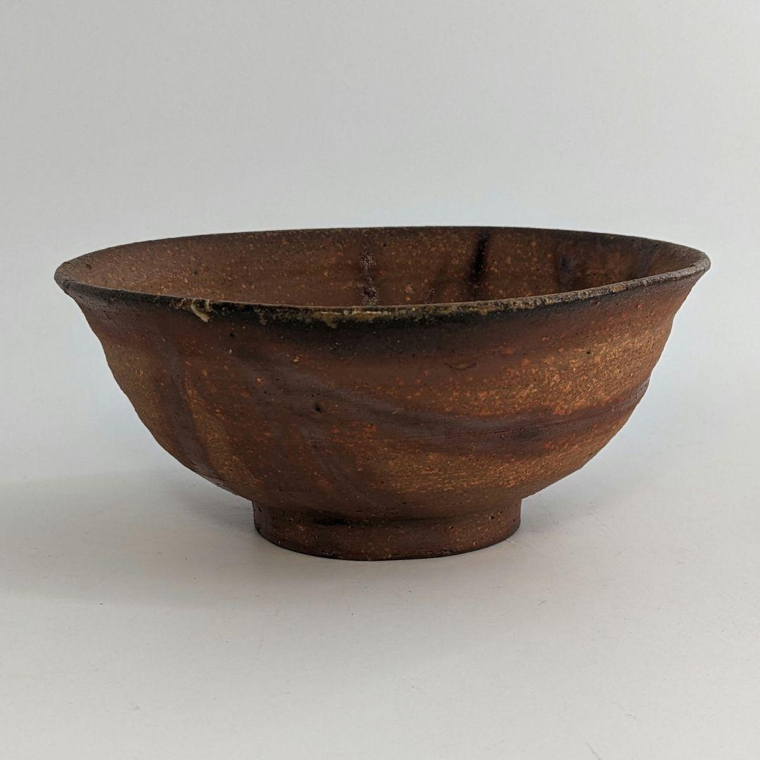 備前市指定無形文化財 小西陶蔵 備前焼 緋襷茶盌 合箱・栞 抹茶碗 抹茶茶碗