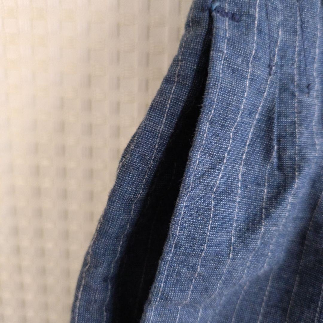 45r 　ガウチョパンツ　　キュロットパンツ　ワイドパンツ　ストライプ