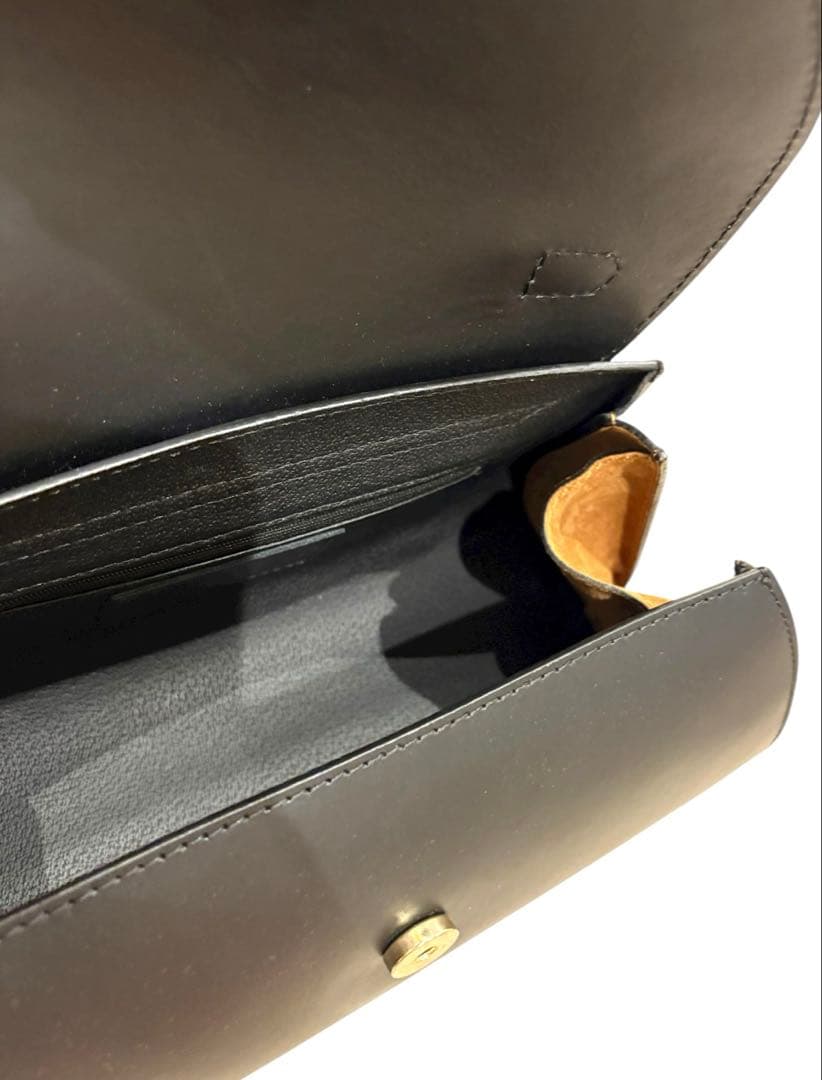 希少　AULENTTI オウレンティ バンブーハンドル レザー 2way 黒