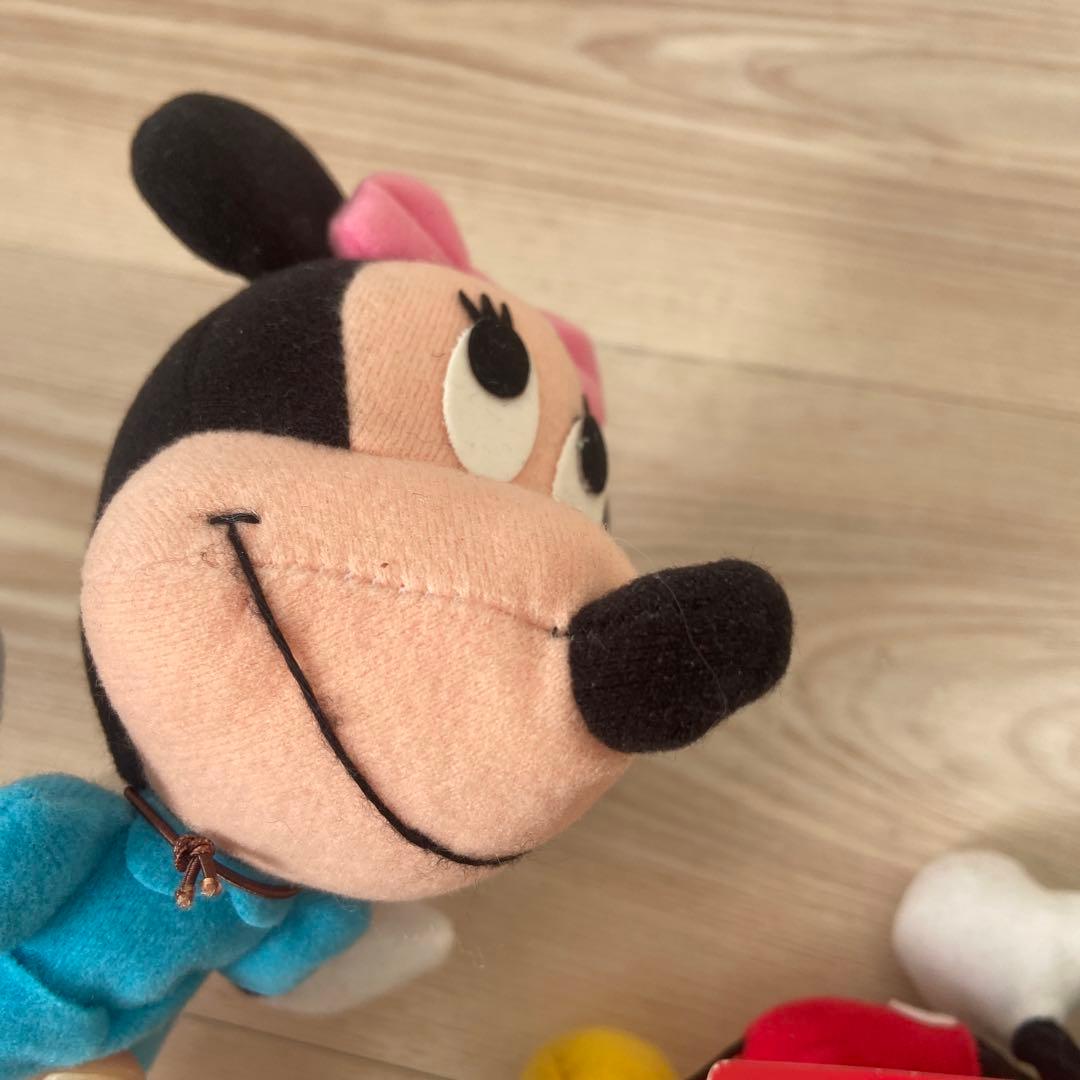 ディズニー　ミッキー ミニー　ぬいぐるみ　サンアンドスター　希少　レア　当時物