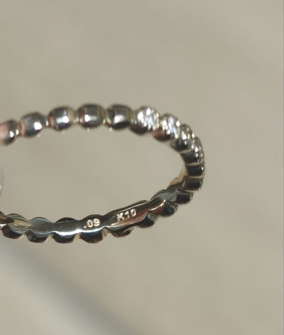 【セール中】agete　フリルリング　11号　 定価58300円