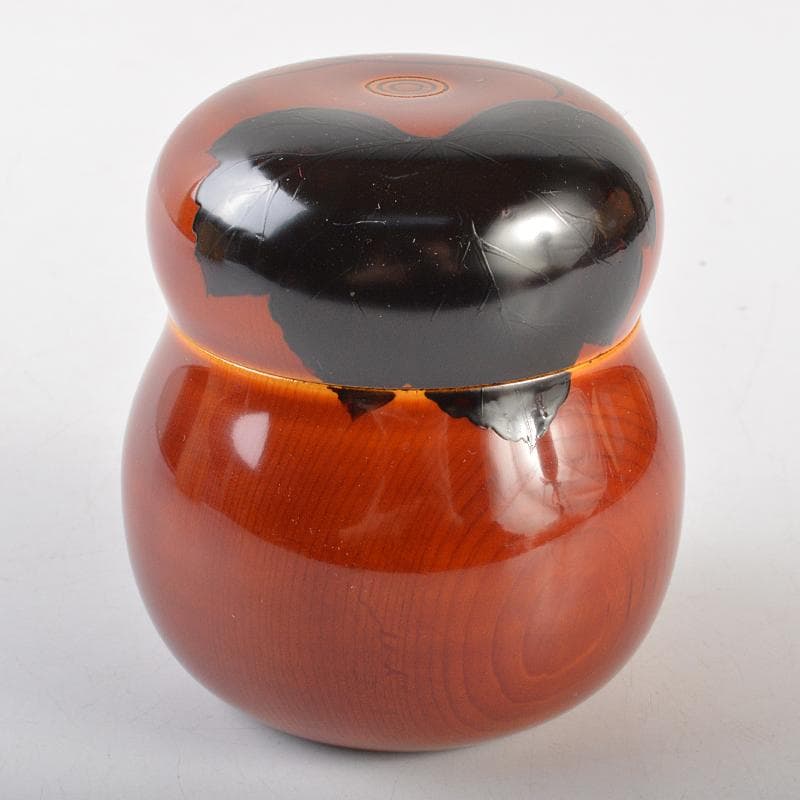 茶道具　瓢形　茶器　久田宗也(尋牛斎)書付　共箱　D　R7247