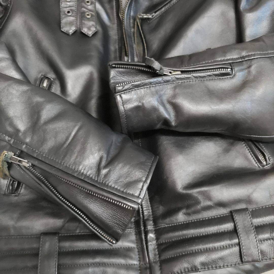Liugoo Leathers ライダース 防寒 レザージャケット　インナー付