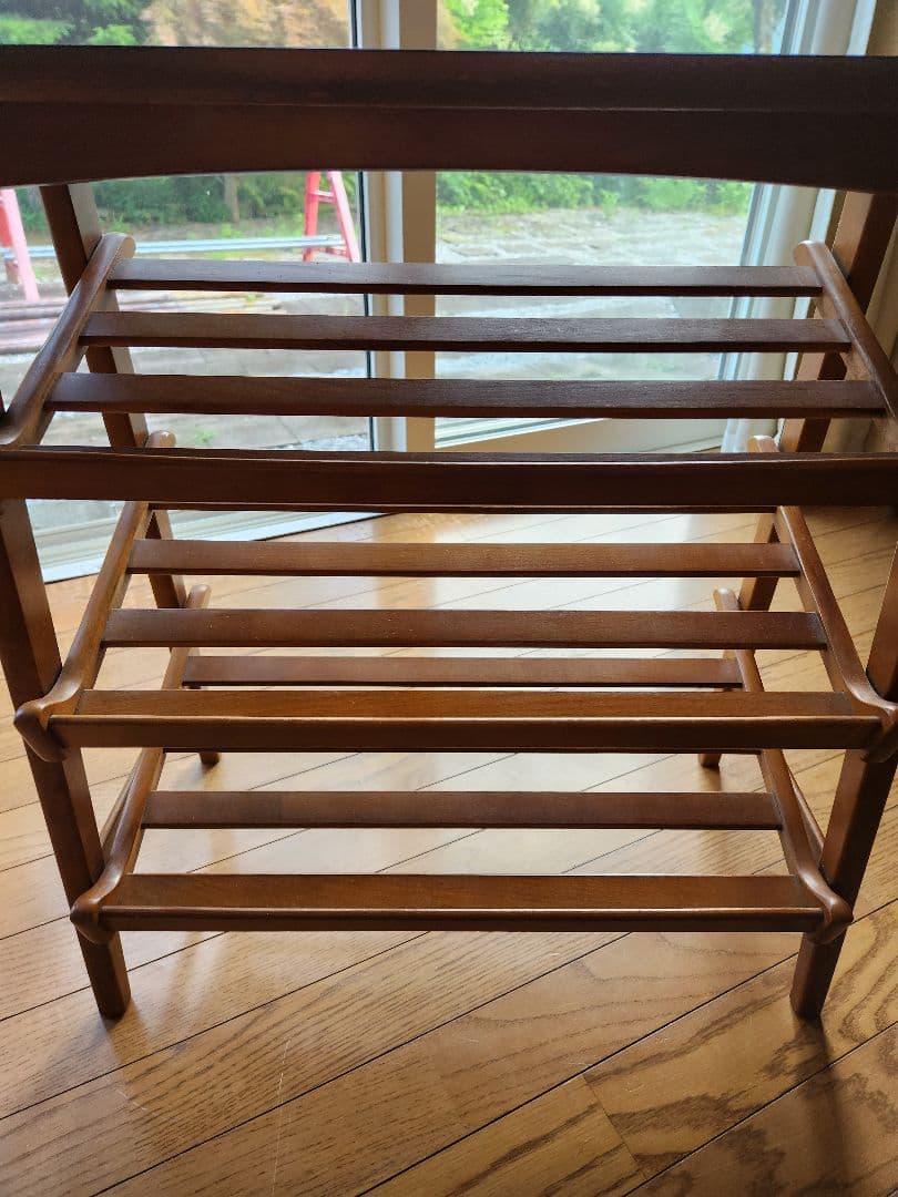 カリモク★スリッパラック★靴ラック★オールドカリモク