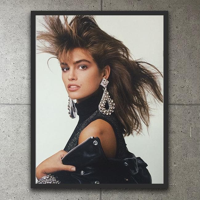 額装済/VISIONAIRE DECADES シンディ クロフォード/ポスター