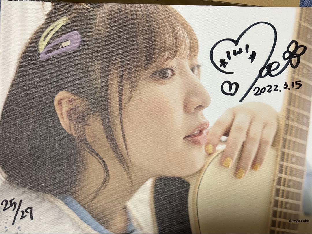 豊田萌絵「27歳 birthday 2022」ビックサイズキャンバスボードB