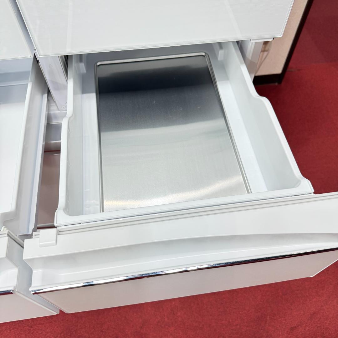 東京23区送料無料　超美品三菱2020年製　6ドア冷蔵庫572L　洗浄/除菌済み