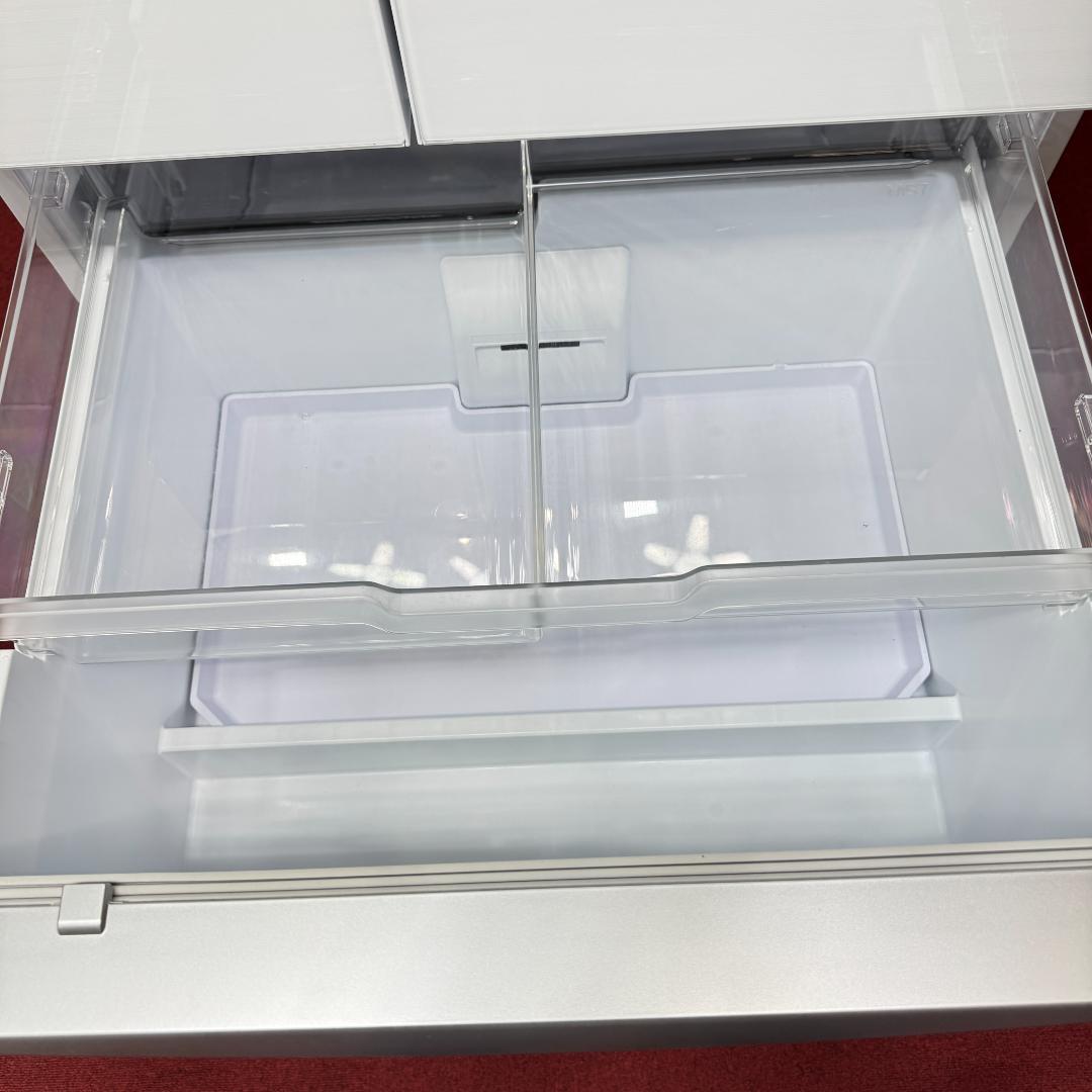 東京23区送料無料　超美品三菱2020年製　6ドア冷蔵庫572L　洗浄/除菌済み