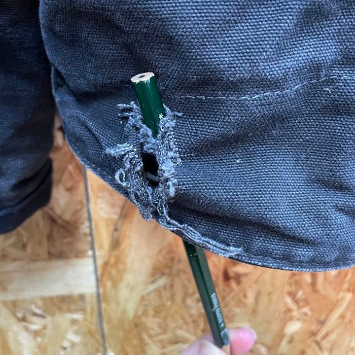 カーハート　バートレットジャケット　皮タグ　インナーボア　古着