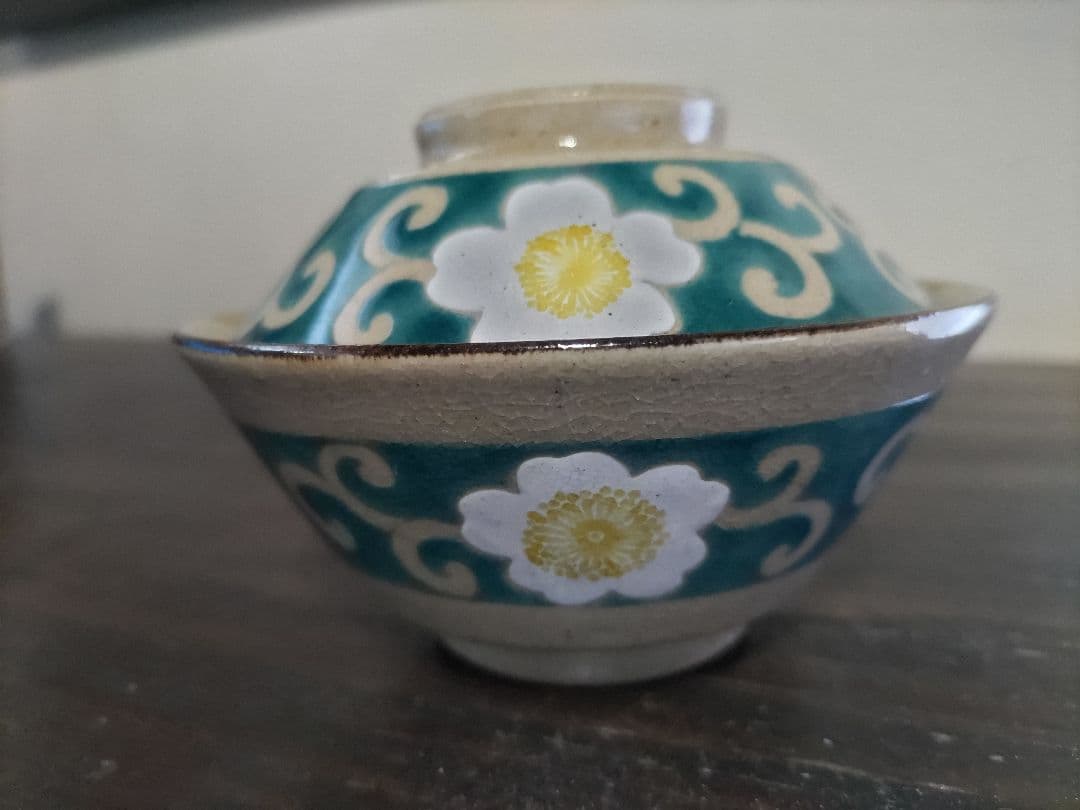 永楽善五郎　蓋茶碗　８客　美品　箱入　蓋向付・懐石膳