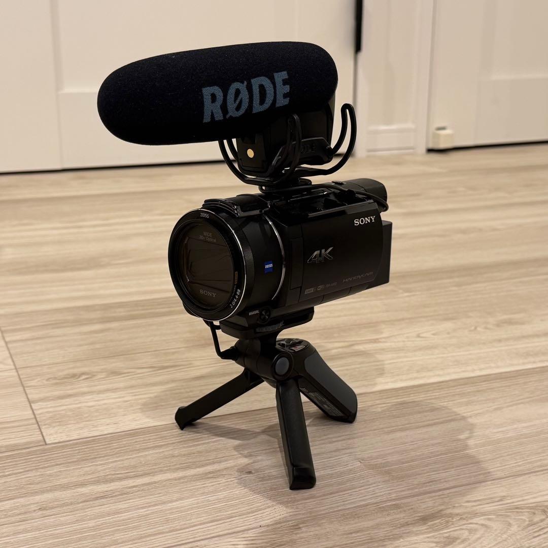 フルセット SONY FDR-AX60バッテリー3個、マイク、グリップ等他