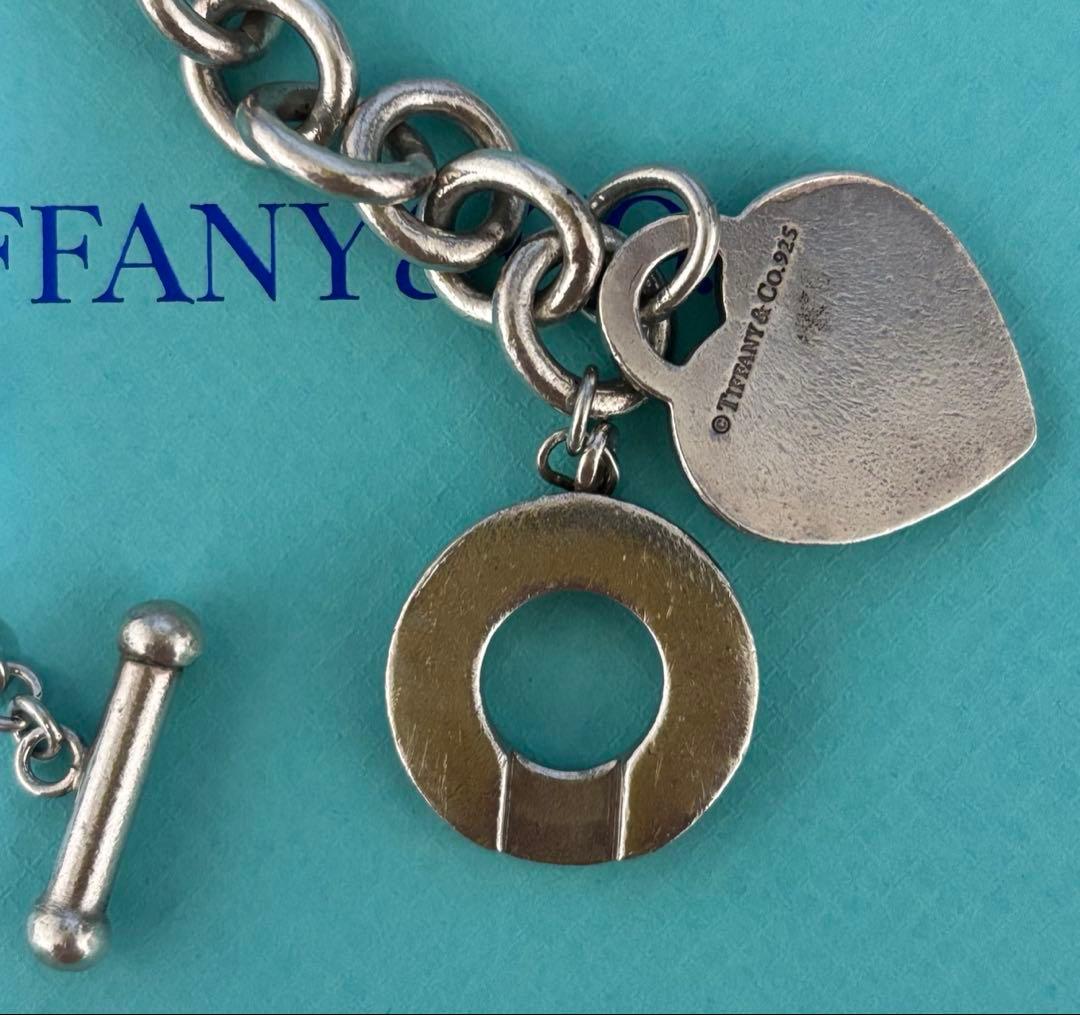 Tiffany オールド　ティファニー　ハートトゥ　ブレスレット　シルバー925