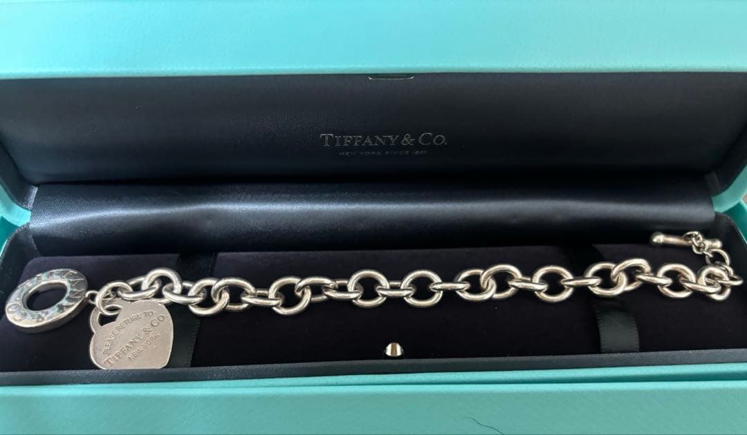 Tiffany オールド　ティファニー　ハートトゥ　ブレスレット　シルバー925