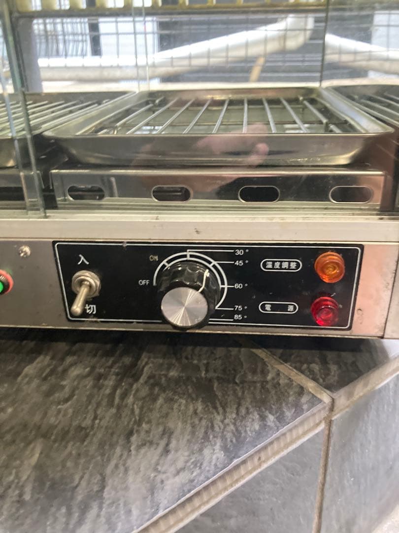 ホット ショーケース 温蔵庫 中古 横幅400mm コンビニ 弁当屋 業務用