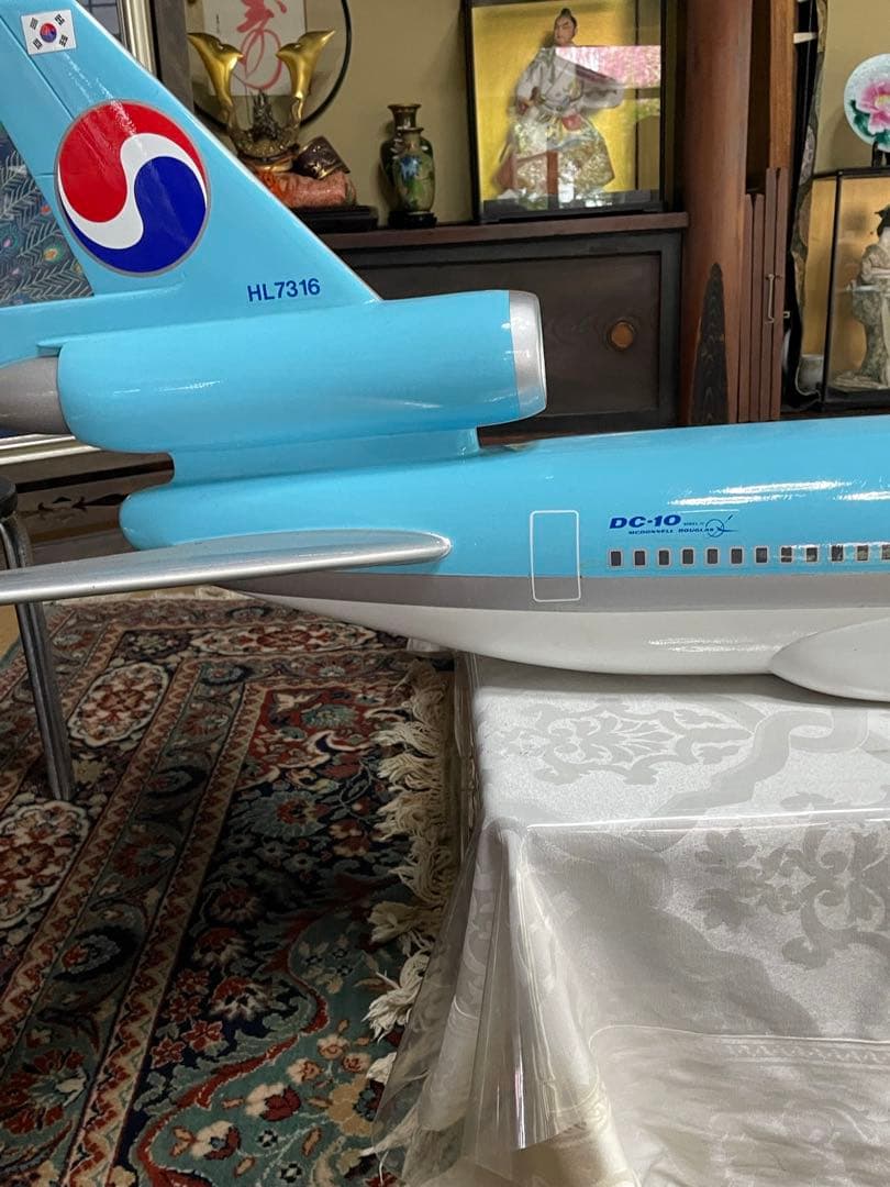 決まりました❣️レア木製 非売品 大型 151cm 飛行機