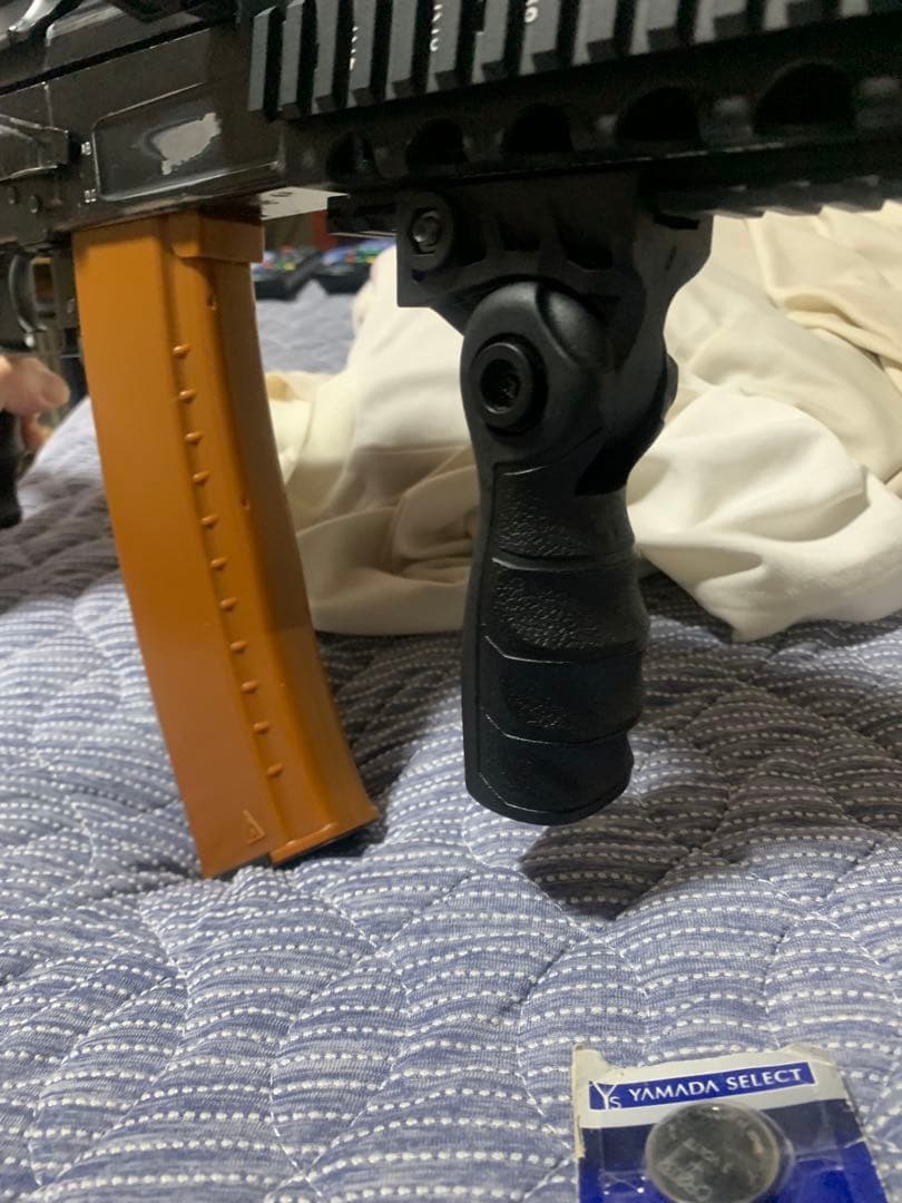 東京マルイ電動ガンAK47外装内部カスタムドットサイト付き PMC装備