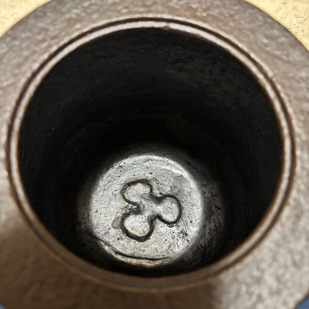 風炉 茶釜 電熱器 唐銅面取風炉 筒釜 野々田製電熱器 敷板 底瓦 茶道具