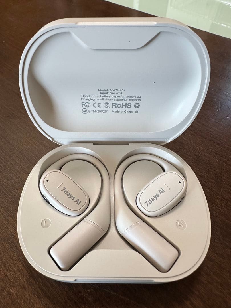 マクアケで人気VTrans 7days AI 翻訳イヤホン