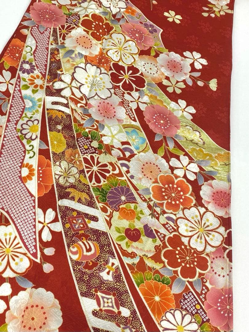 振袖 豪華 金駒 金彩 紋意匠 身丈170cm