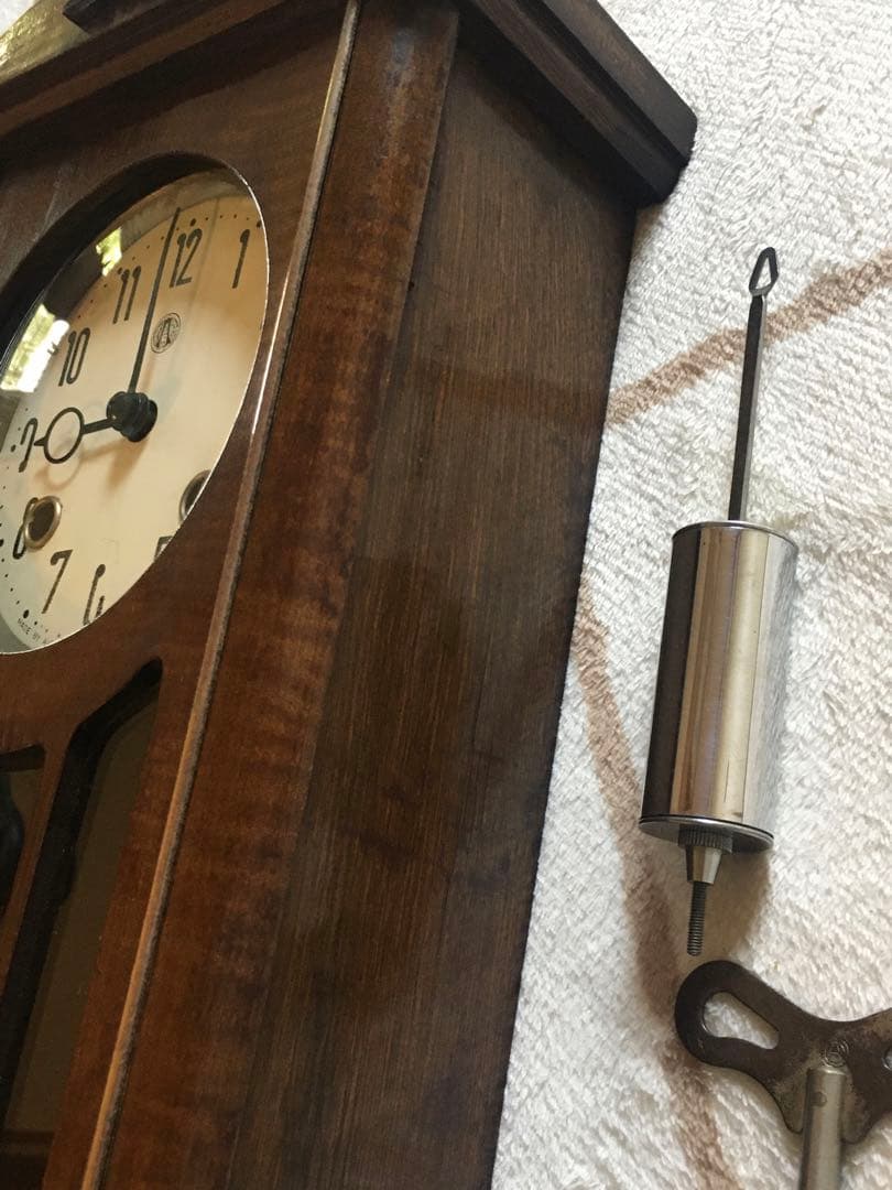 愛知時計　超小型振り子時計 美品