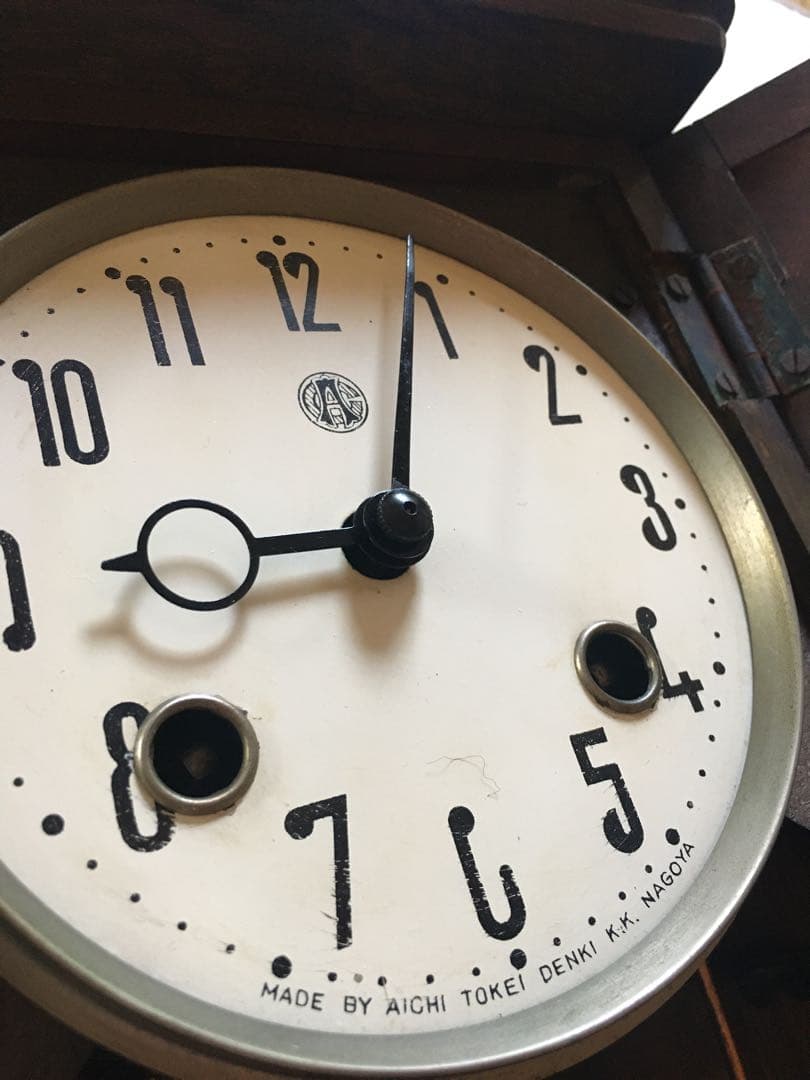 愛知時計　超小型振り子時計 美品
