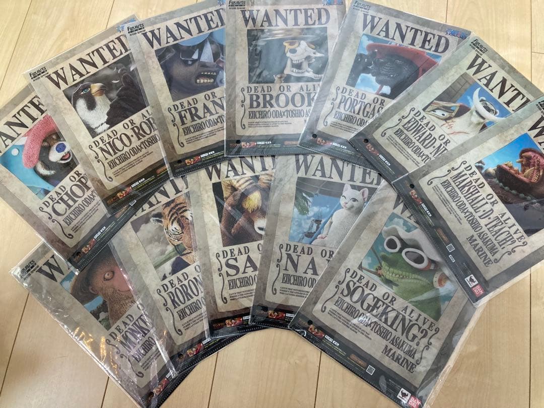 ワンピース 朝隈コラボ フィギュアーツzero クリアファイルセット