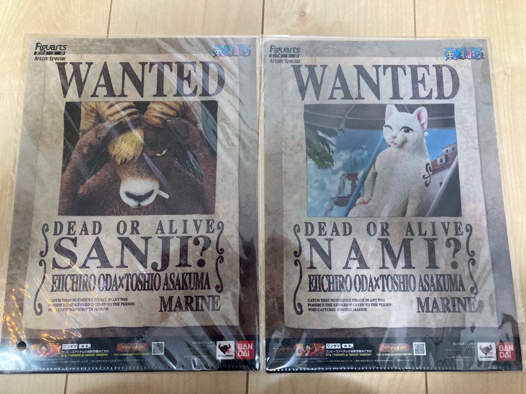 ワンピース 朝隈コラボ フィギュアーツzero クリアファイルセット