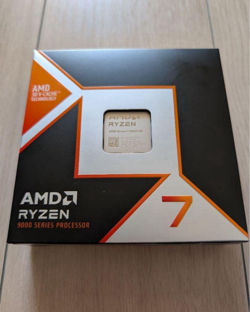 AMD Ryzen 7 9800X3D BOX b650E wifi セット