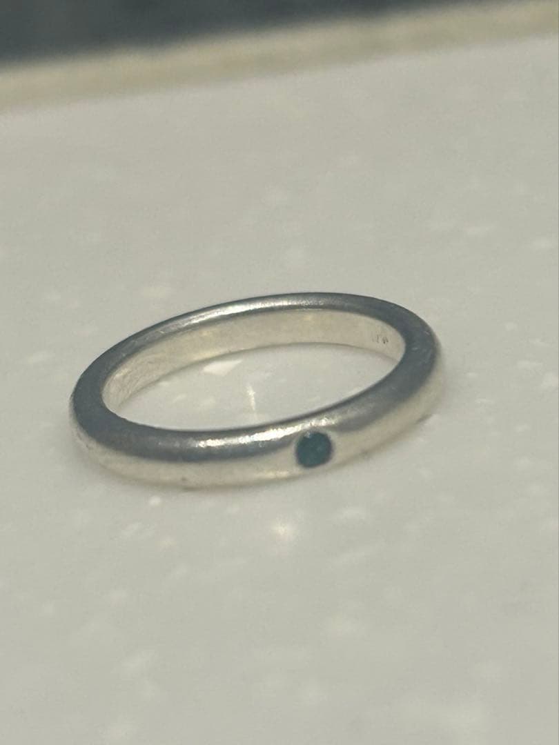 Tiffany スタッキングバンドリング エメラルド 6.5号