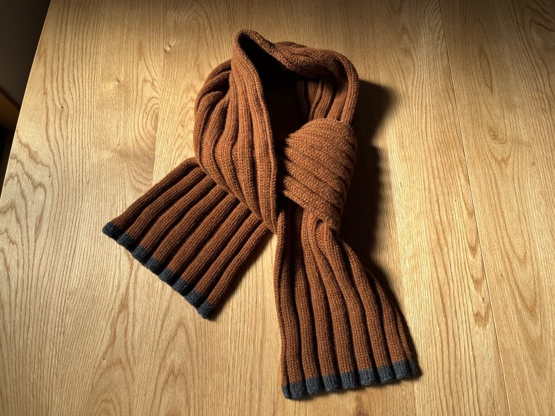 MARGARET HOWELL【スコットランド製】手袋➕マフラーセット　MHL