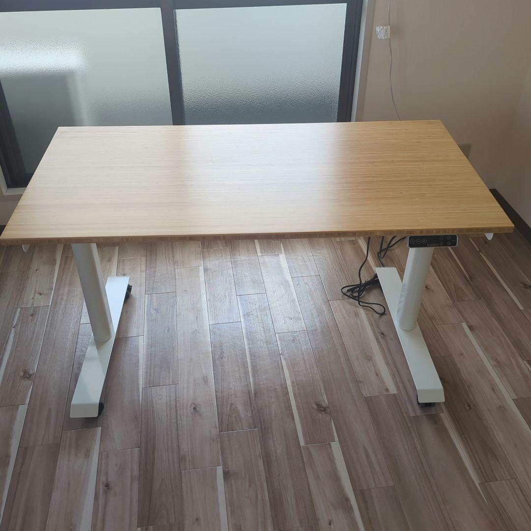Flexispot E8電動昇降デスク 120 × 60cm Bamboo