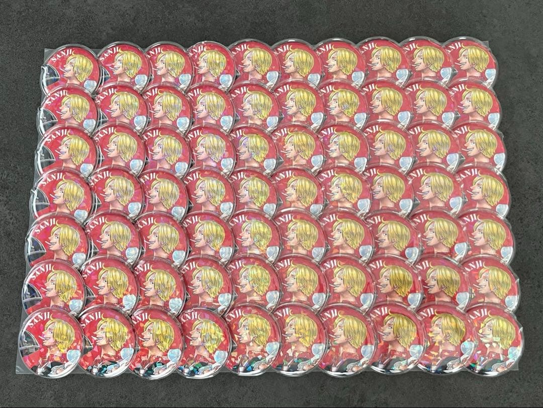 ONEPIECE サンジ オールスター缶バッジ まとめ売り