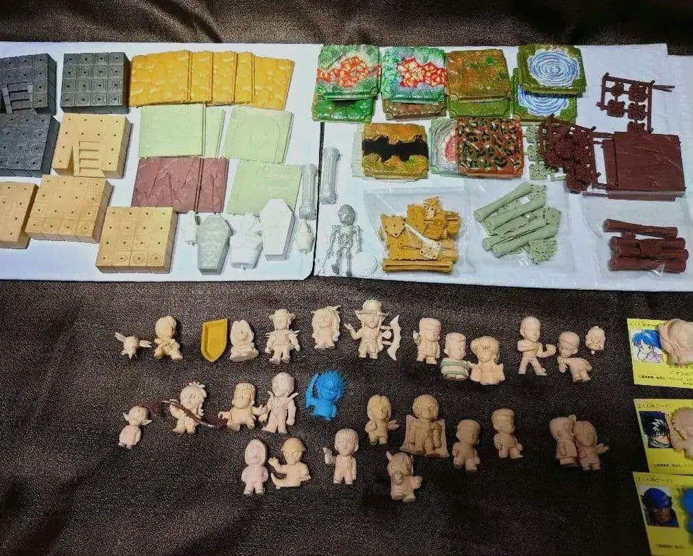 幽遊白書 森永 チョコスナック 人形 ジオラマ 3段別種 ほか大量セット