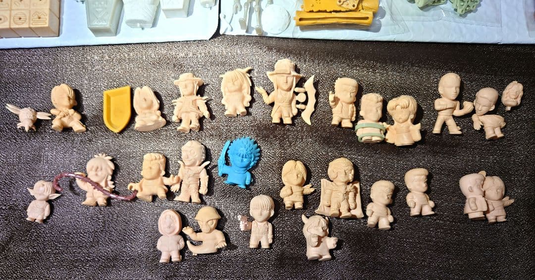 幽遊白書 森永 チョコスナック 人形 ジオラマ 3段別種 ほか大量セット