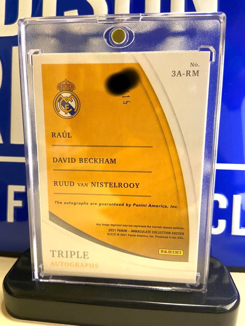 Immaculate soccer ベッカム　ラウール　ファンニステルローイ