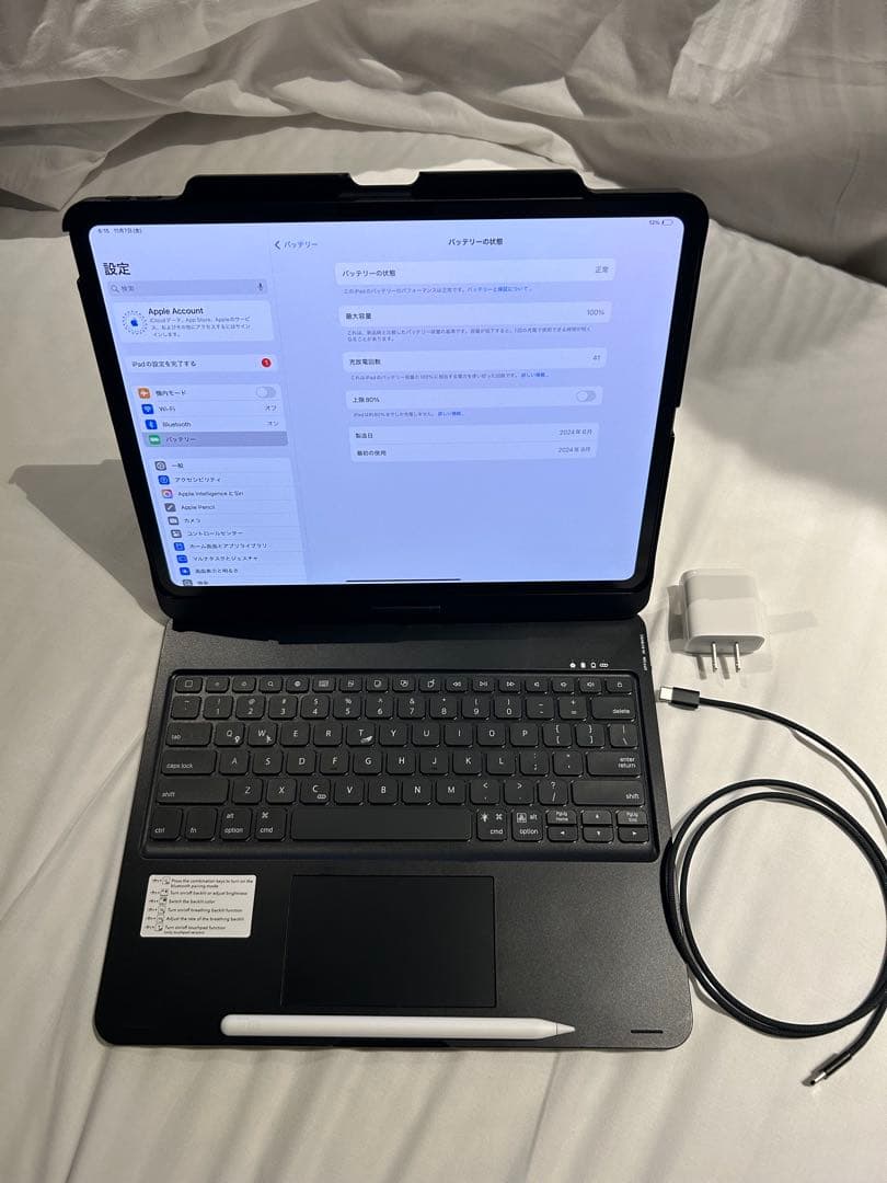 ヤ*チ様 13インチiPad Pro（M4)Wi-Fiモデル 1TB（標準ガラス