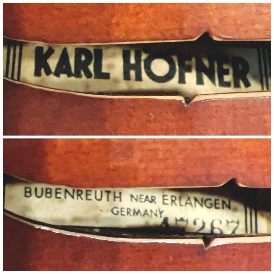 【美品】KARL HOFNER 4/4 カールヘフナー　虎杢 KH66