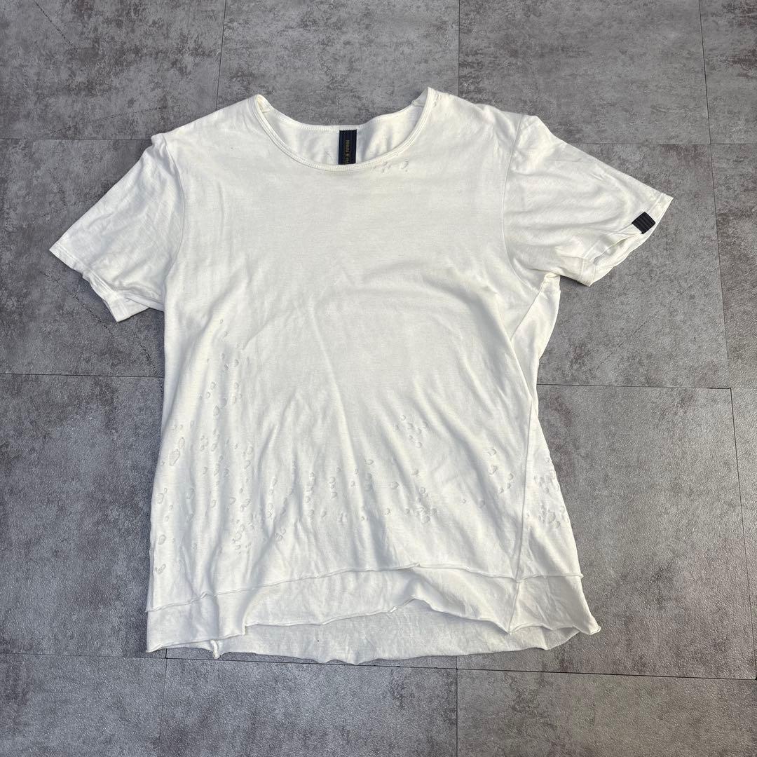 mihara yasuhiro layerd grunge t-shirt 白