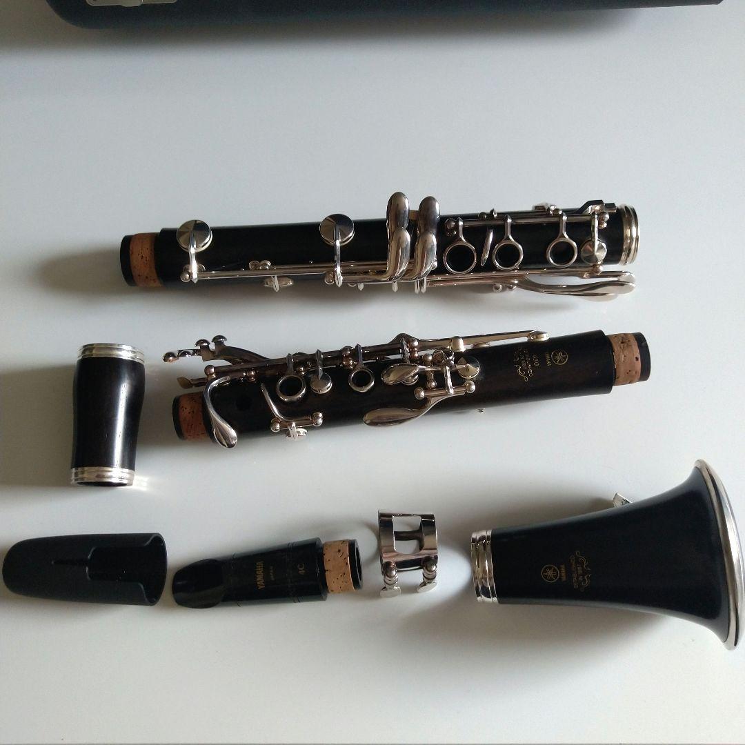 YAMAHAクラリネットycl-650 ケース バック 譜面台 メトロノーム付