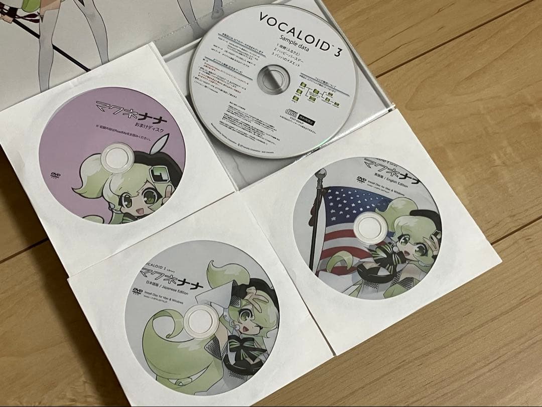 希少/未使用 VOCALOID3 マクネナナ Macne Nana パッケージ版