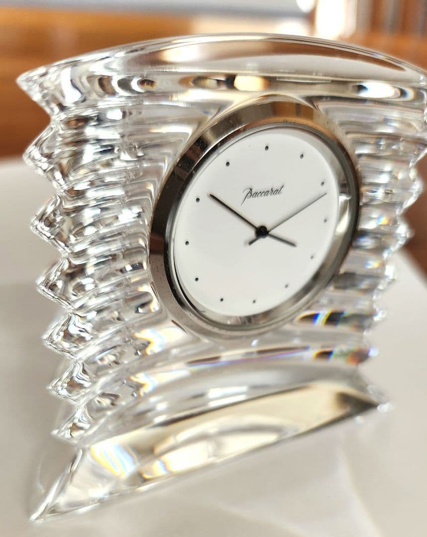 Baccarat ラランドクロック クリスタルガラス 置時計　バカラ　インテリア