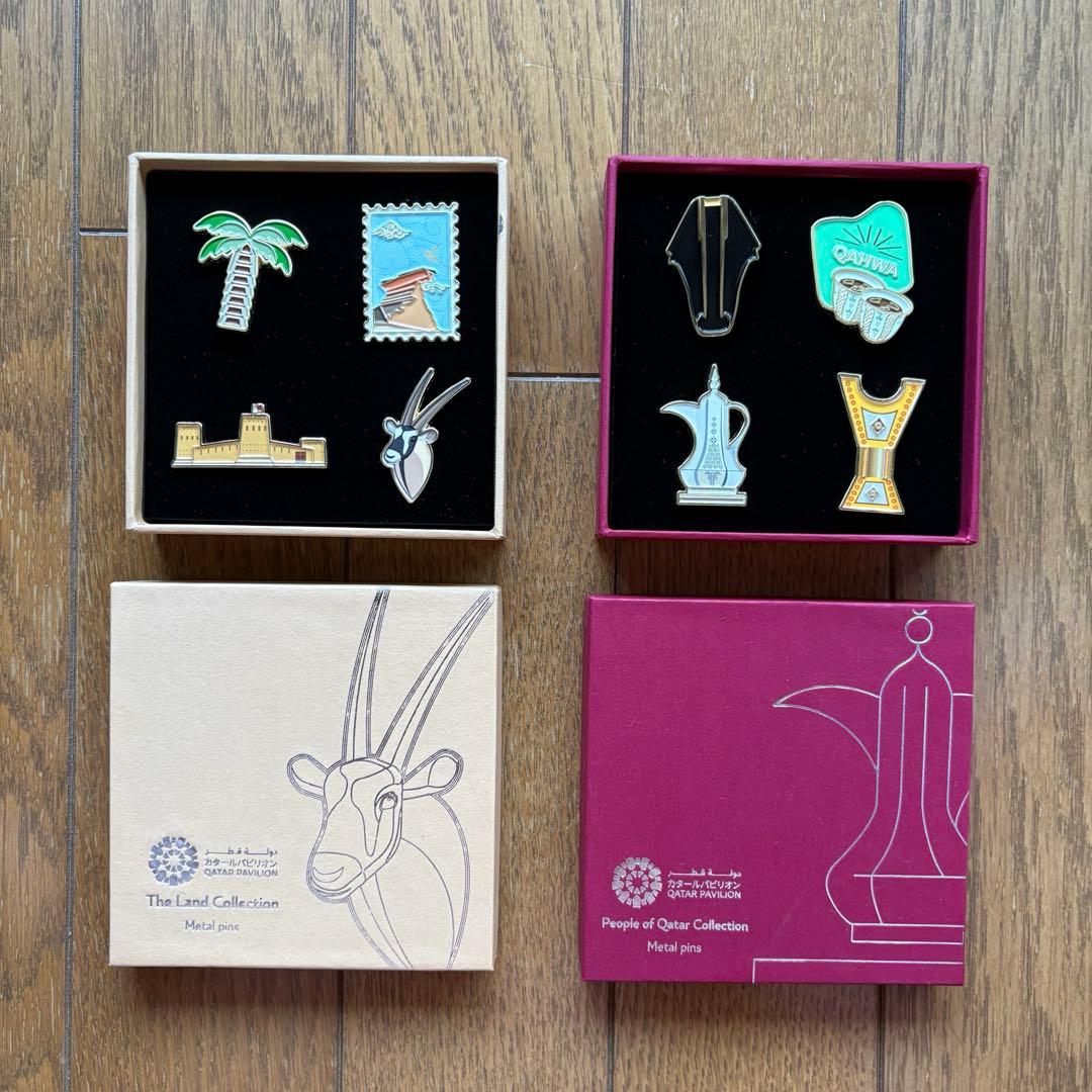 【新品未使用】カタール館ピンバッジ 箱付き 大阪・関西万博 EXPO2025