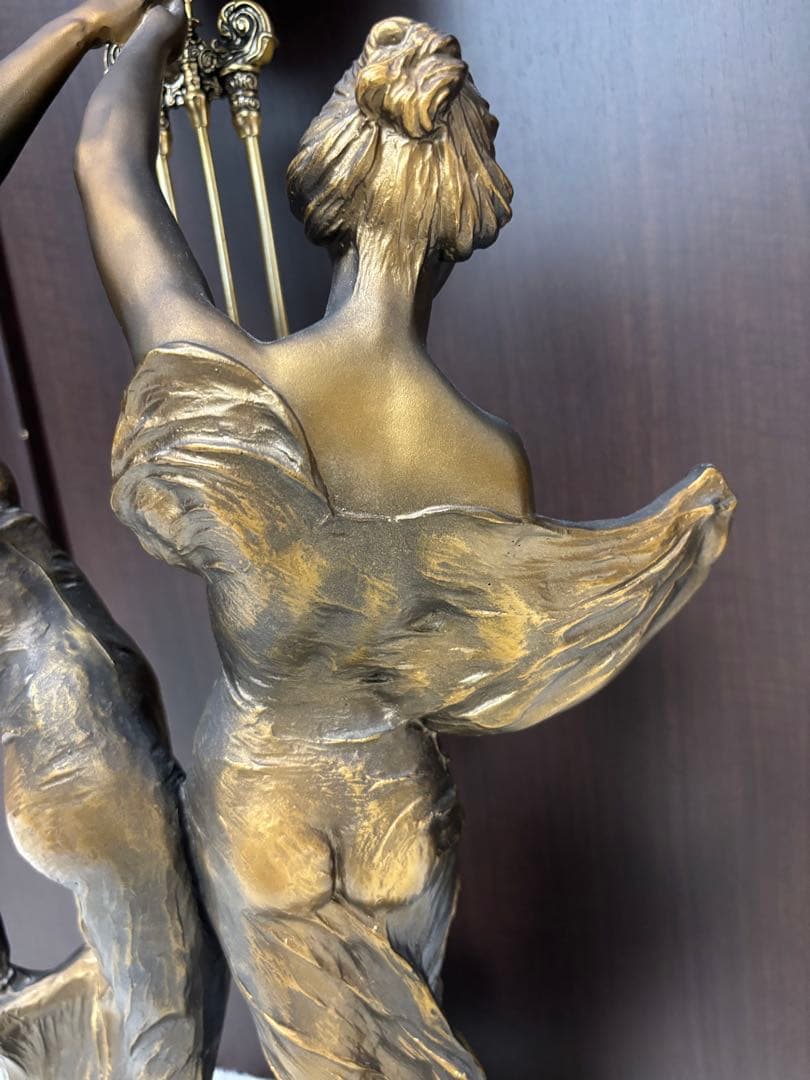 CITIZEN 時計 アンティーク 女性像 置き時計 振り子時計