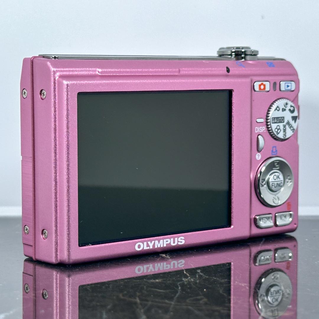 OLYMPUS FE-370 ピンク　コンパクトデジタルカメラ
