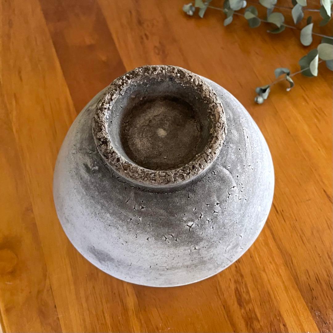 白磁茶碗 詳細不明 検）李朝 堅手 高麗茶碗 朝鮮美術 粉引 井戸茶碗 茶道具