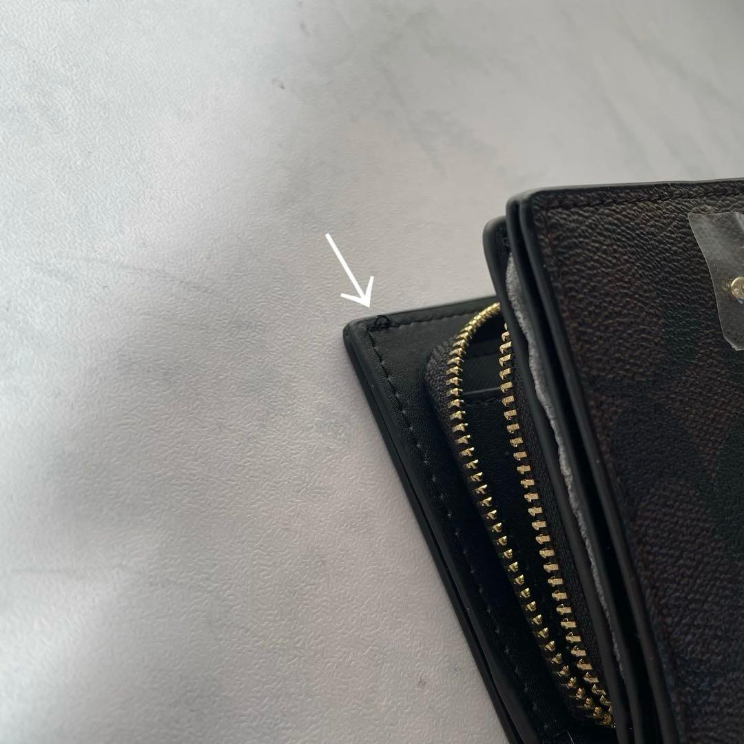 COACH コーチ 二つ折り財布 コンパクト財布 アウトレット品