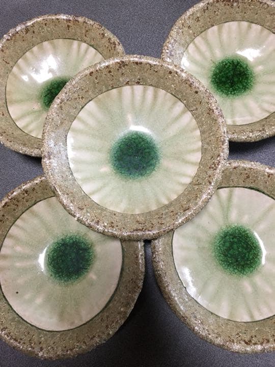 三つ足お皿 作家作品 大１個小5個 再お値下げしま