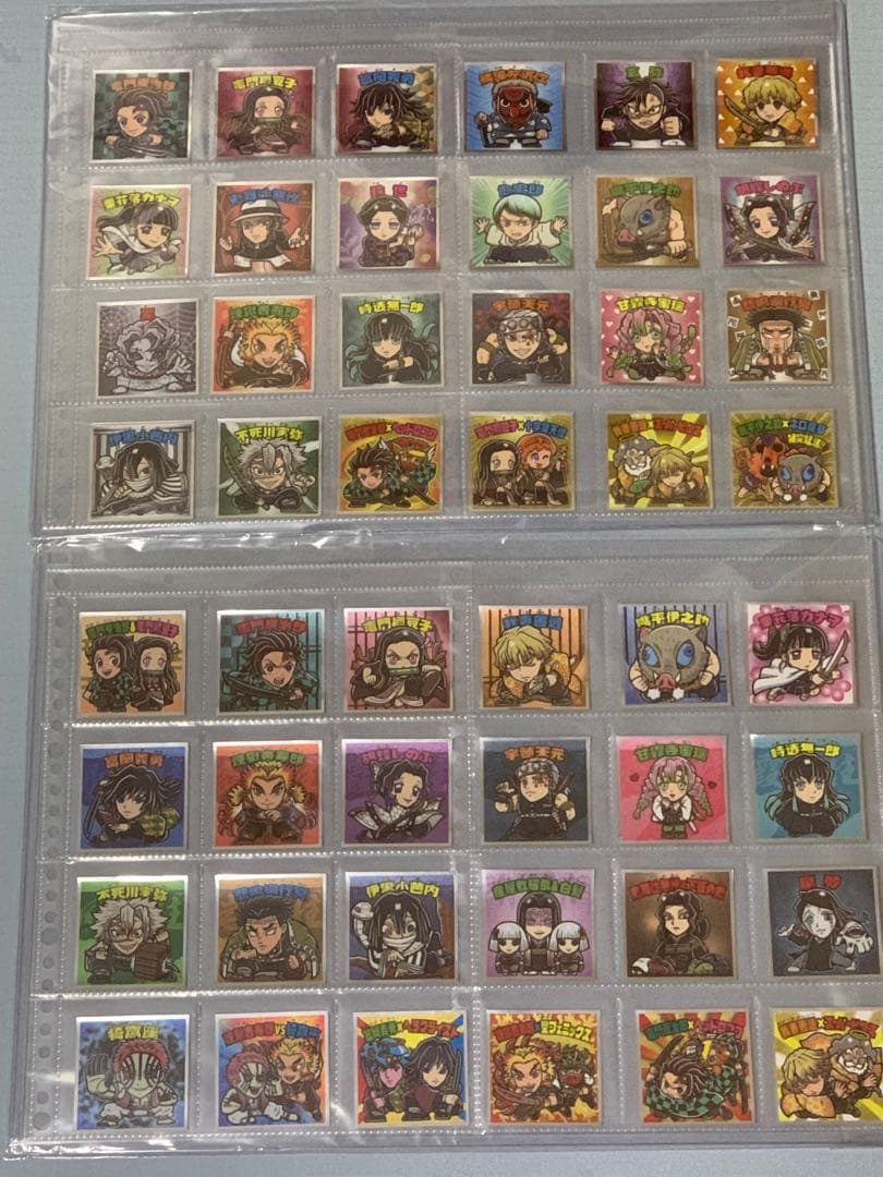 ロッテの鬼滅の刃マンチョコ　ねずこクッションと鬼滅の刃マンシールセット