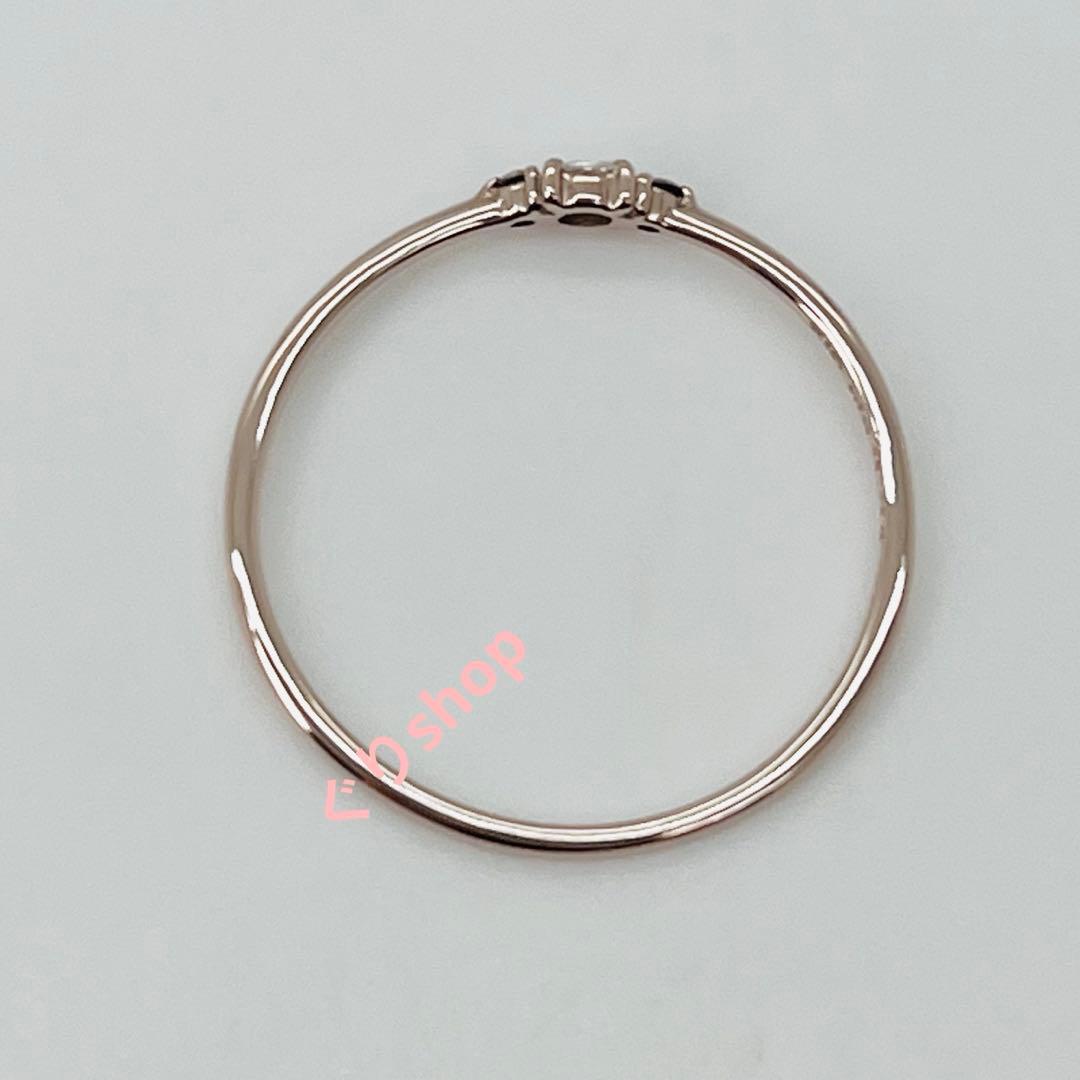 ete k10 MPG ミストピンク ダイヤモンド リング　13号